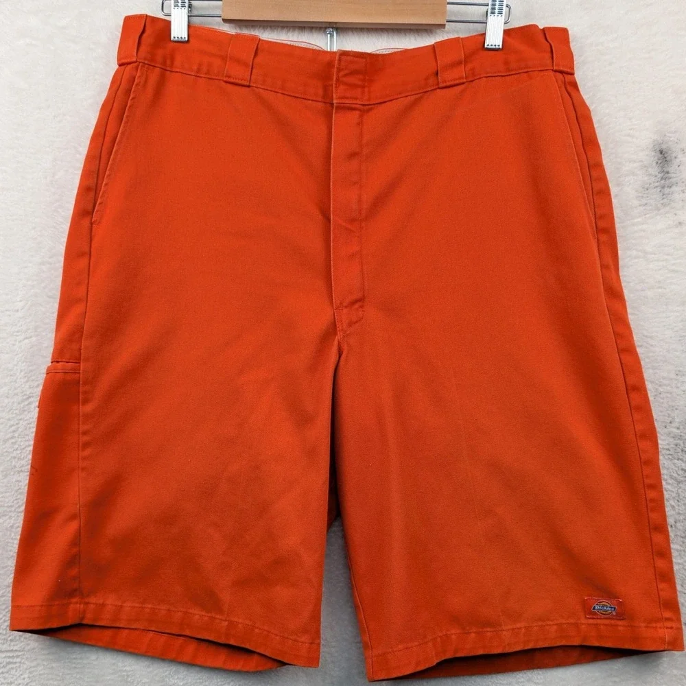 VTG Dickies Shorts Men's 39 Orange 13